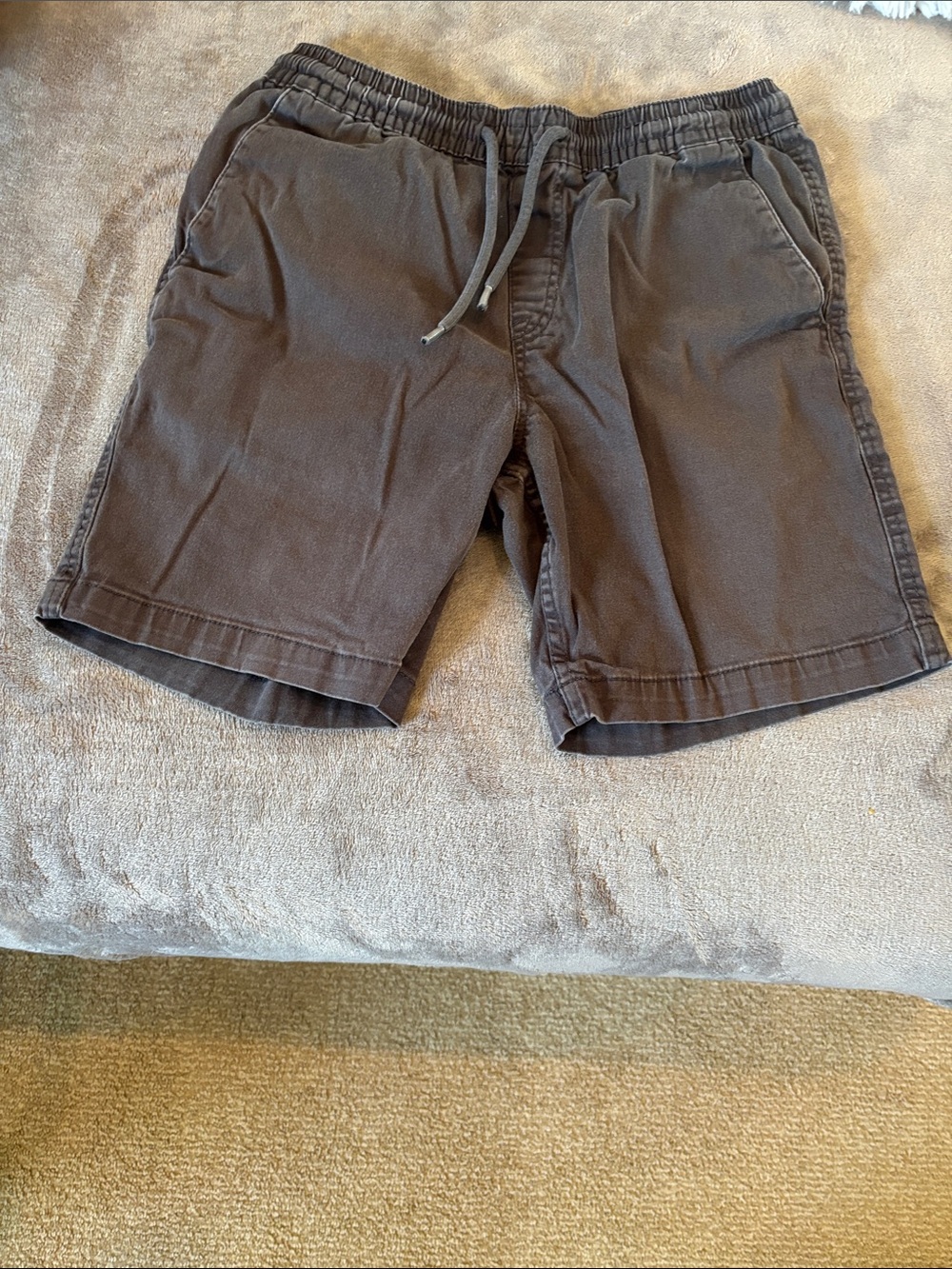 Volcom Men's Drawstring Hybrid Shorts in Dark Brown